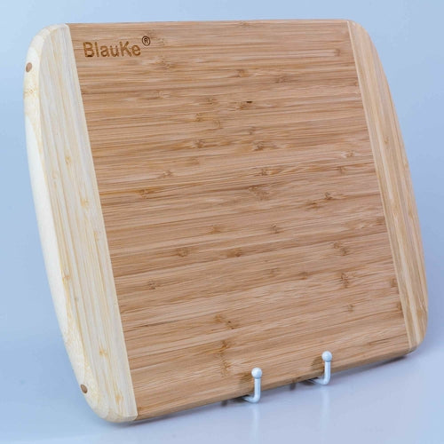 Large Wood Cutting Board for Kitchen 14x11 inch - Bamboo Chopping